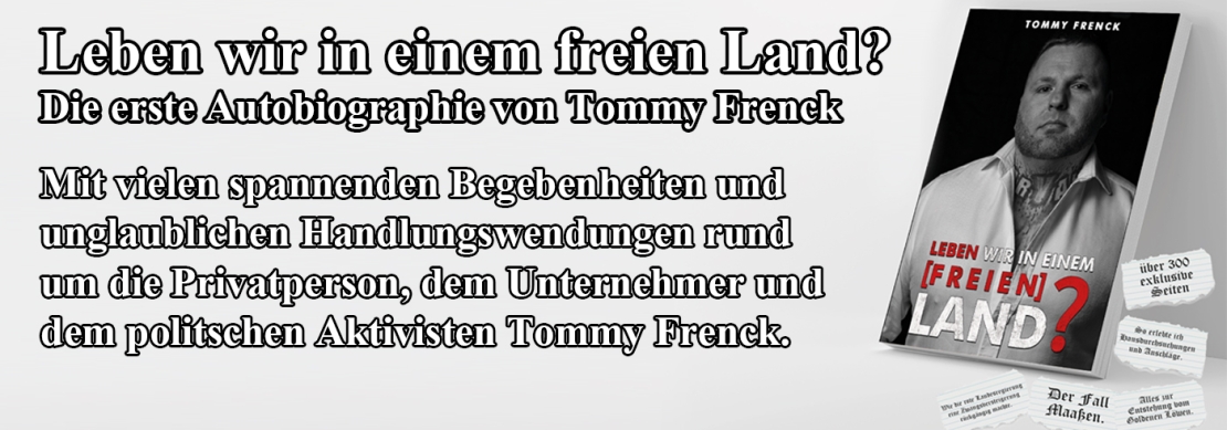 Buch - Tommy Frenck - Leben wir in einem freien Land