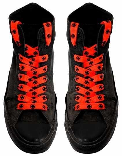 Schnürsenkel - Orange - Eisernes Kreuz