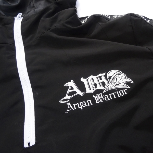 Windbreaker - Aryan Warrior - schwarz-weiß-rot +++RAUSVERKAUF+++