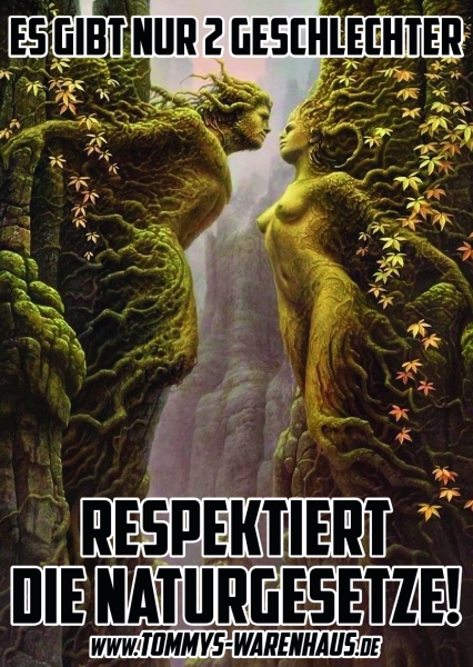 Naturgesetz - Aufkleber Paket 100 Stück