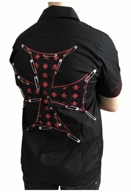 Hemd - Eisernes Kreuz - rot +++EINZELSTÜCK+++