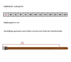 Erik and Sons - Ledergürtel SAGA Premium - braun