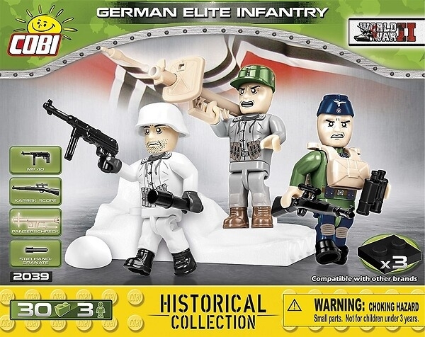 Bausatz - Deutsche Soldaten - Infanterie Elite - 2039 -
