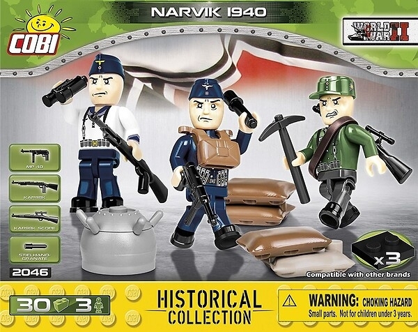 Bausatz - Deutsche Soldaten - Narvik 1940 - 2046 -