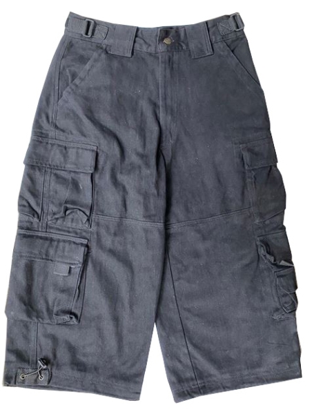 3/4 Cargo Shorts - schwarz - Größe S/M +++RAUSVERKAUF+++