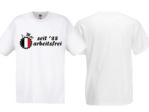 T-Hemd - 1. Mai - weiß