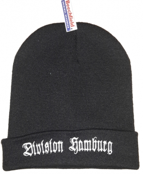 Mütze - Division Hamburg - schwarz/weiß
