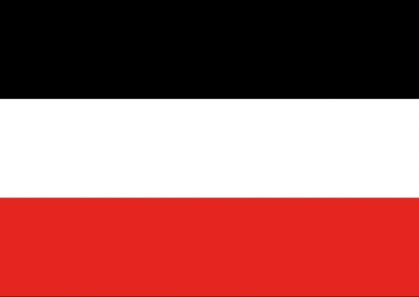 XXL Fahne schwarz-weiß-rot - Aufkleber Paket 10 Stück