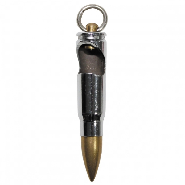 Schlüsselanhänger - Patrone "AK-47" - mit Flaschenöffner - Silber - 28250 -