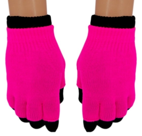 Handschuhe - Neon Pink