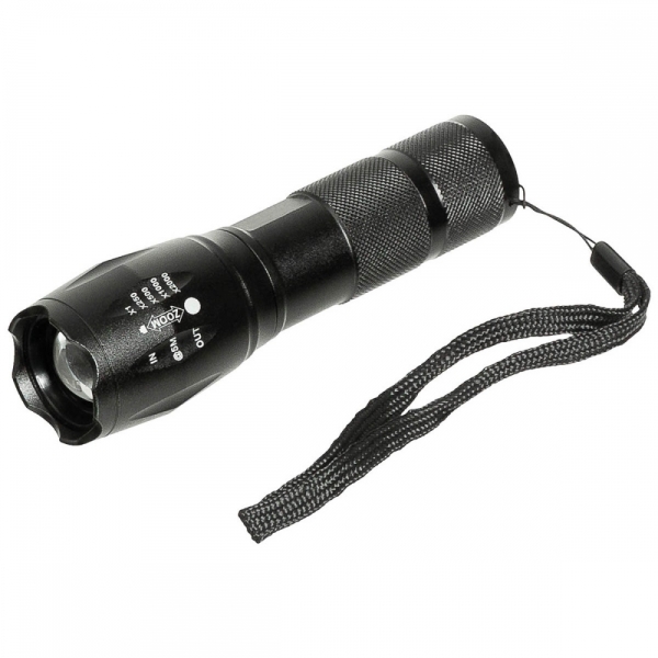 Stablampe - LED - "Deluxa Military Torch"