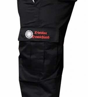 Kinder BDU Army Cargo Hose - schwarz - Division Deutschland - bestickt +++EINZELSTÜCK+++