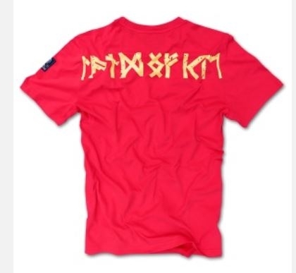 Erik & Sons - T-Shirt - GRIMSEY rot +++EINZELSTÜCK+++