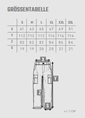 PG Wear - Leichte Cargo Hose "Stage" - Grey +++NUR WENIGE DA+++()