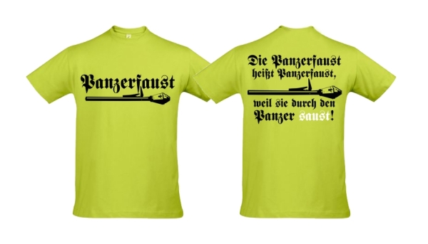 T-Hemd - Panzerfaust - Motiv 2 - apple green