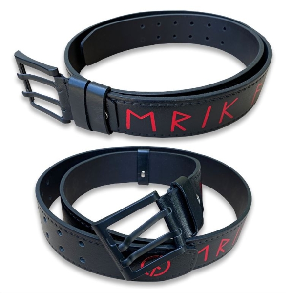 Erik and Sons - Ledergürtel - TYSO - schwarz/rot+++EINZELSTÜCK+++