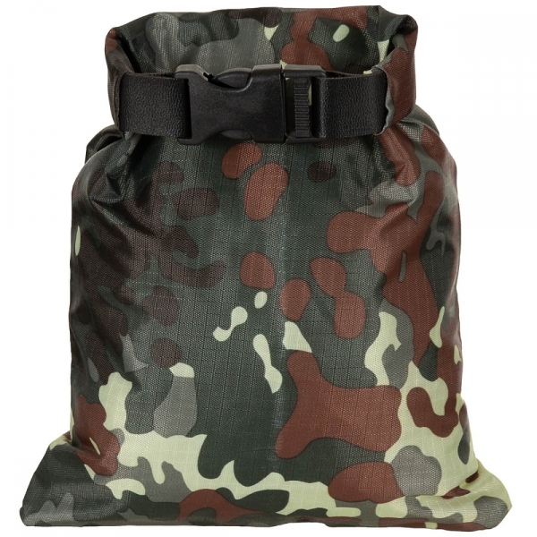 Packsack - "Drybag" - flecktarn - wasserdicht - 1 Liter