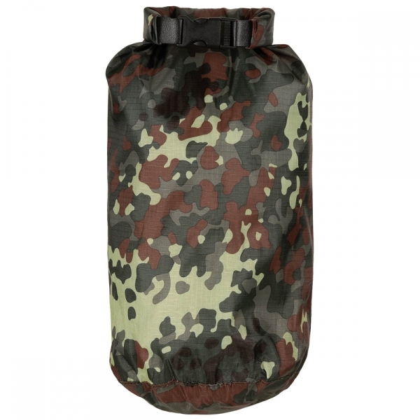Packsack - "Drybag" - flecktarn - wasserdicht - 4 Liter