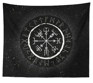 Wanddekoration - Tuch - Rise to North - 200x150cm