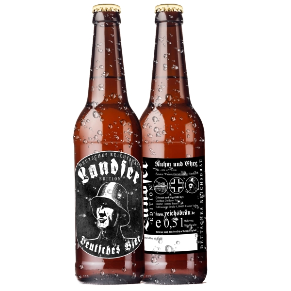 Bier - Deutsches Reichsbräu "Landser Edition" - 1 Flasche inkl. 0,08€ Pfand