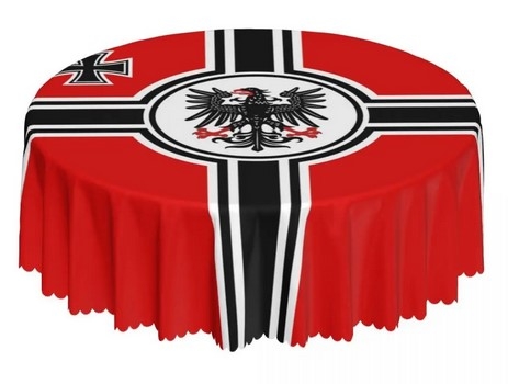 Tischdecke - Reichskriegsflagge - Motiv 2 - rund