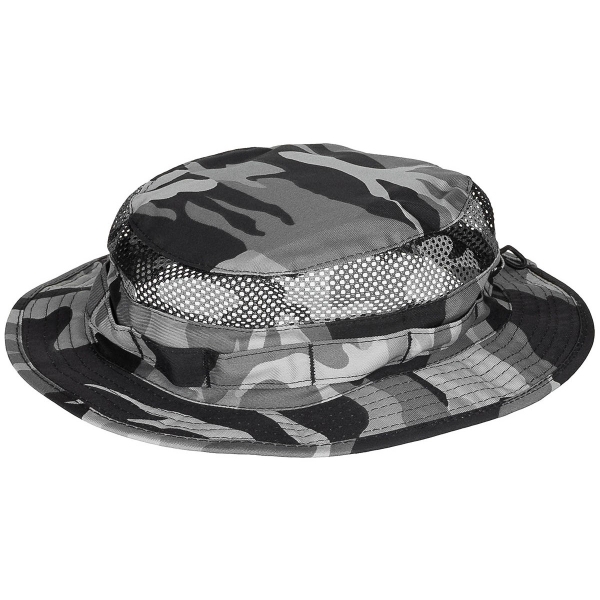 Buschhut - "Mesh Boonie" - grey camo