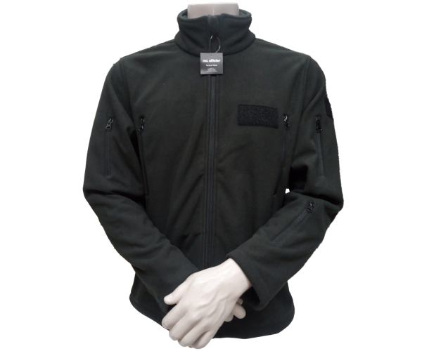 Fleece Jacke - "Tactical" Cold Weather - schwarz