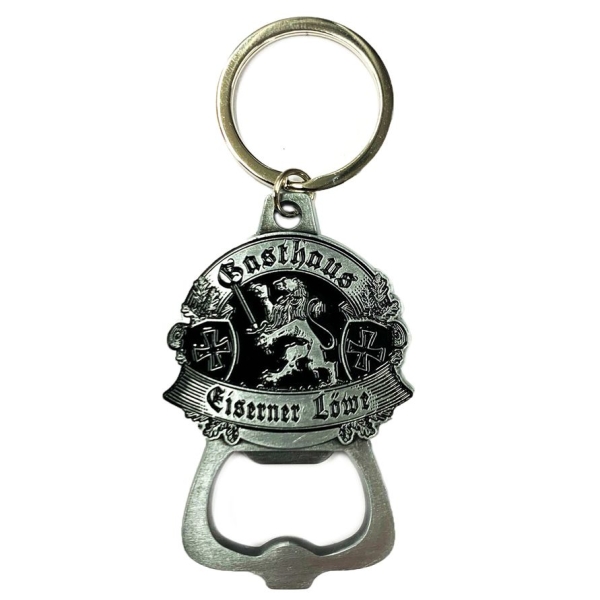 Schlüsselanhänger mit Öffner - Eiserner Löwe