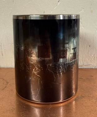 Edelstahltasse mit Karabinerhakengriff - Geister