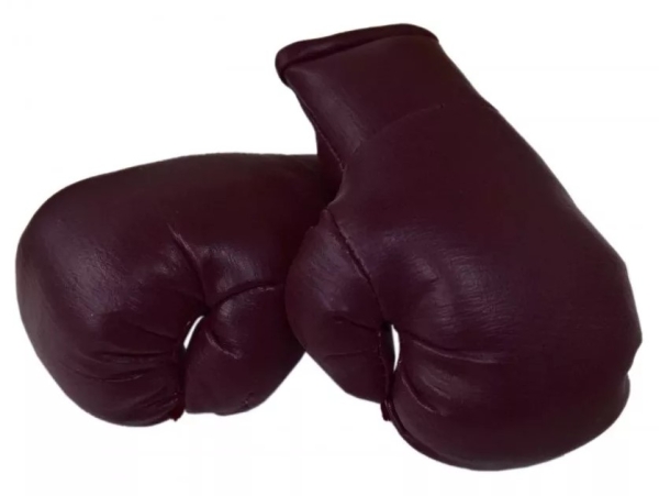 Mini Boxhandschuhe - weinrot