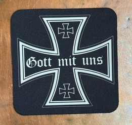 Getränkeuntersetzer - Eisernes Kreuz - Gott mit uns