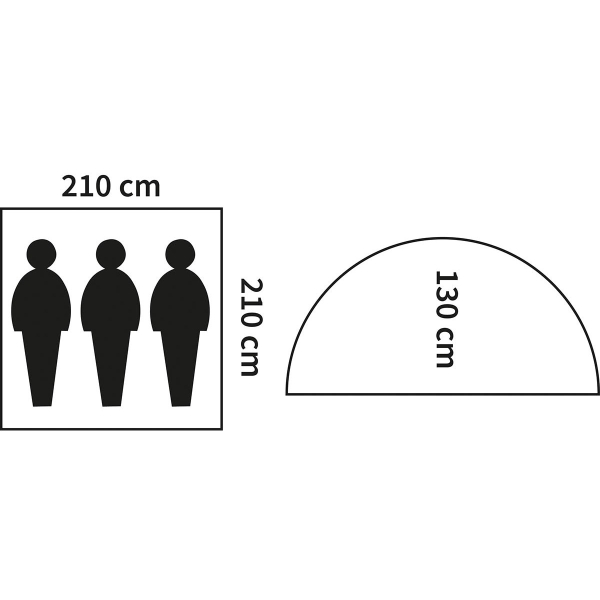 Zelt - Monodom - 3 Personen - M 95 CZ tarn