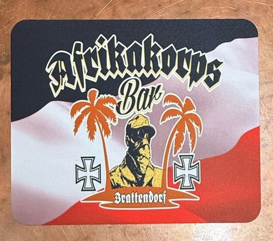 Mausunterlage / Mousepad / Mauspad - Afrikakorps Bar Brattendorf
