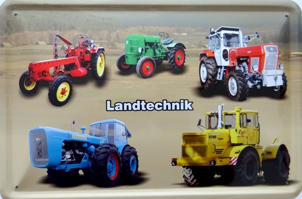Blechschild - Landtechnik - RS09 - Brockenhexe - ZT - Dutra - K700 ( 439 )