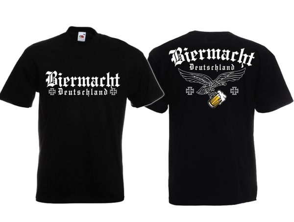 Frauen T-Shirt - Biermacht - Deutschland - schwarz