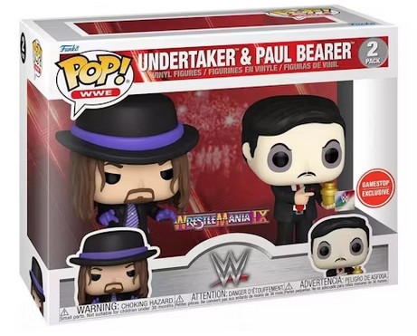Funko Pop - WWE - Wrestlemania IX Undertaker & Paul Bearer - GameStop Exklusives 2er-Pack mit PIN +++EINZELSTÜCK+++