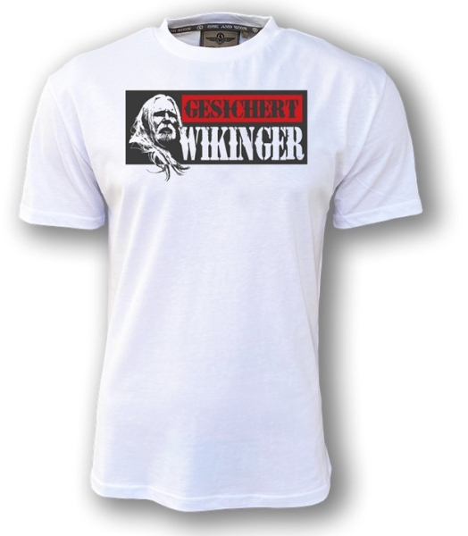 Erik & Sons - T-Shirt - GESICHERT - weiß