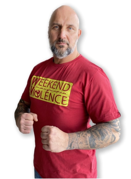 Erik & Sons - T-Shirt - MJ WEEKEND rot