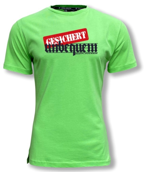 Erik & Sons - T-Shirt - MJ GESICHERT UNBEQUEM - grün