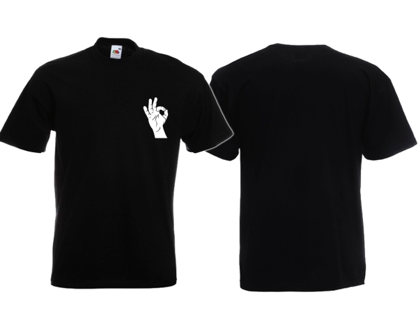 Frauen T-Shirt - White Power - Logo - Modern - schwarz