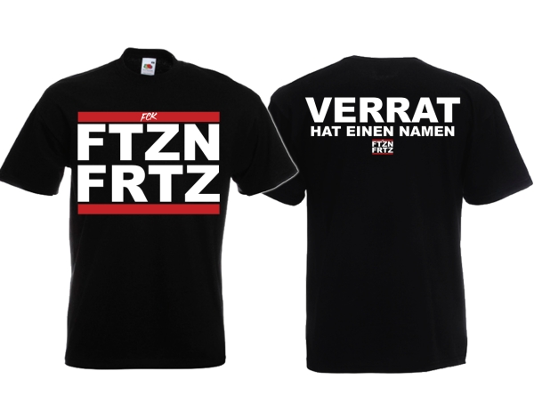Frauen T-Shirt - FTZN FRTZ - Verrat hat einen Namen - schwarz