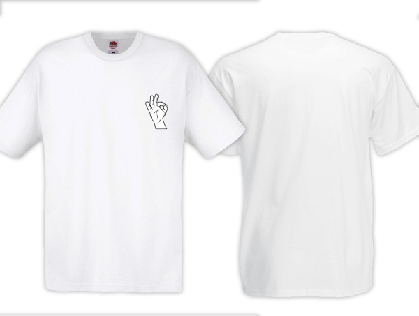 Frauen T-Shirt - White Power - Logo - Modern - weiß