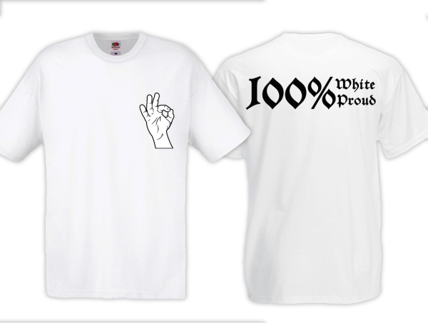 Frauen T-Shirt - White Power - Logo - Modern - 100% White/Proud - weiß