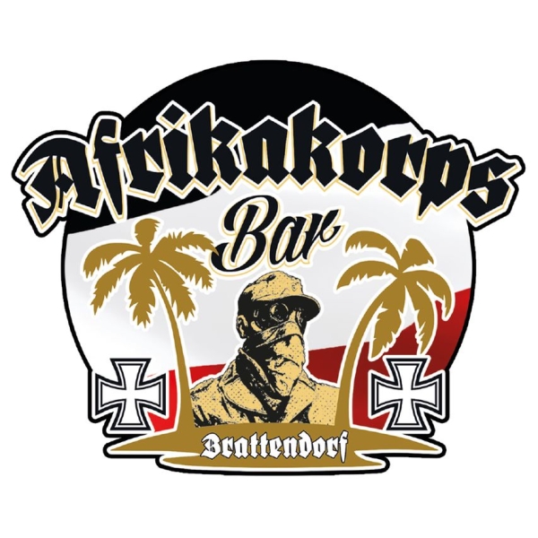 PVC Aufkleber - Afrikakorps Bar Brattendorf