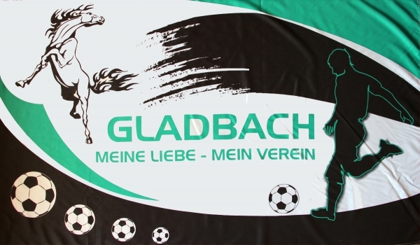 Fahne - Gladbach - Meine Liebe Mein Verein