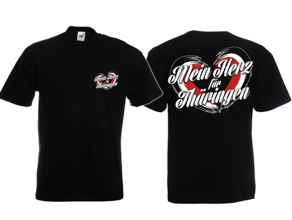 Frauen T-Shirt - Ein Herz für Thüringen