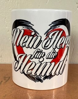 Tasse - Mein Herz für die Heimat