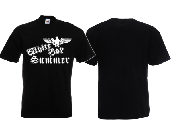 T-Hemd - White Boy Summer - großer Frontdruck