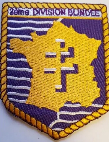 Aufnäher - Französische Armee "2eme Division Blindee / 2. Panzerdivision" +++EINZELSTÜCK+++