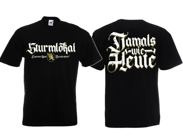 T-Hemd - Sturmlokal Brattendorf - schwarz